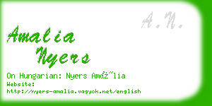 amalia nyers business card